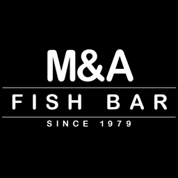 M & A Fish Bar logo.